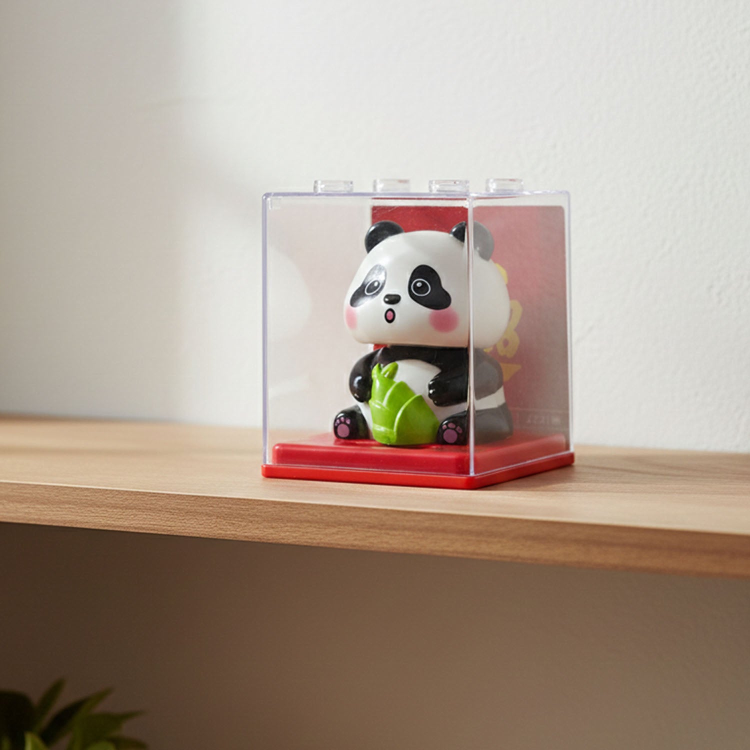 Solar Powered Moving Head Panda Showpiece