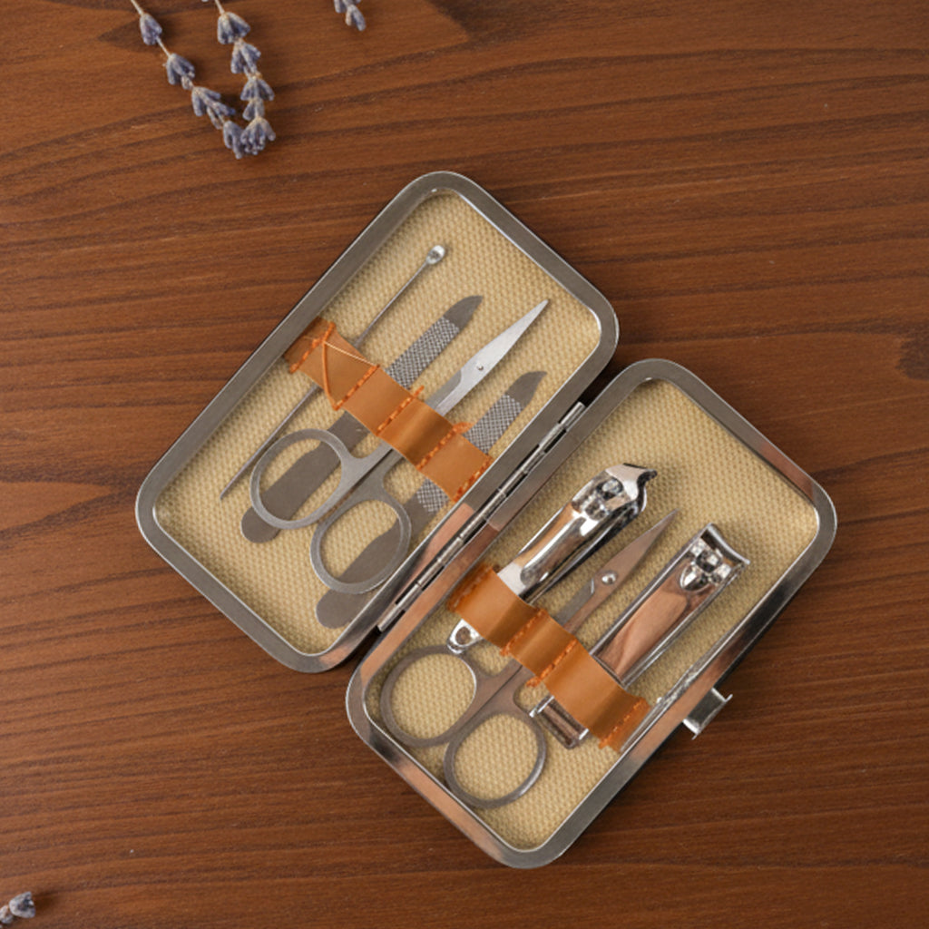 7 In 1 Professional Manicure Pedicure Nail Care Kit (1 Set)