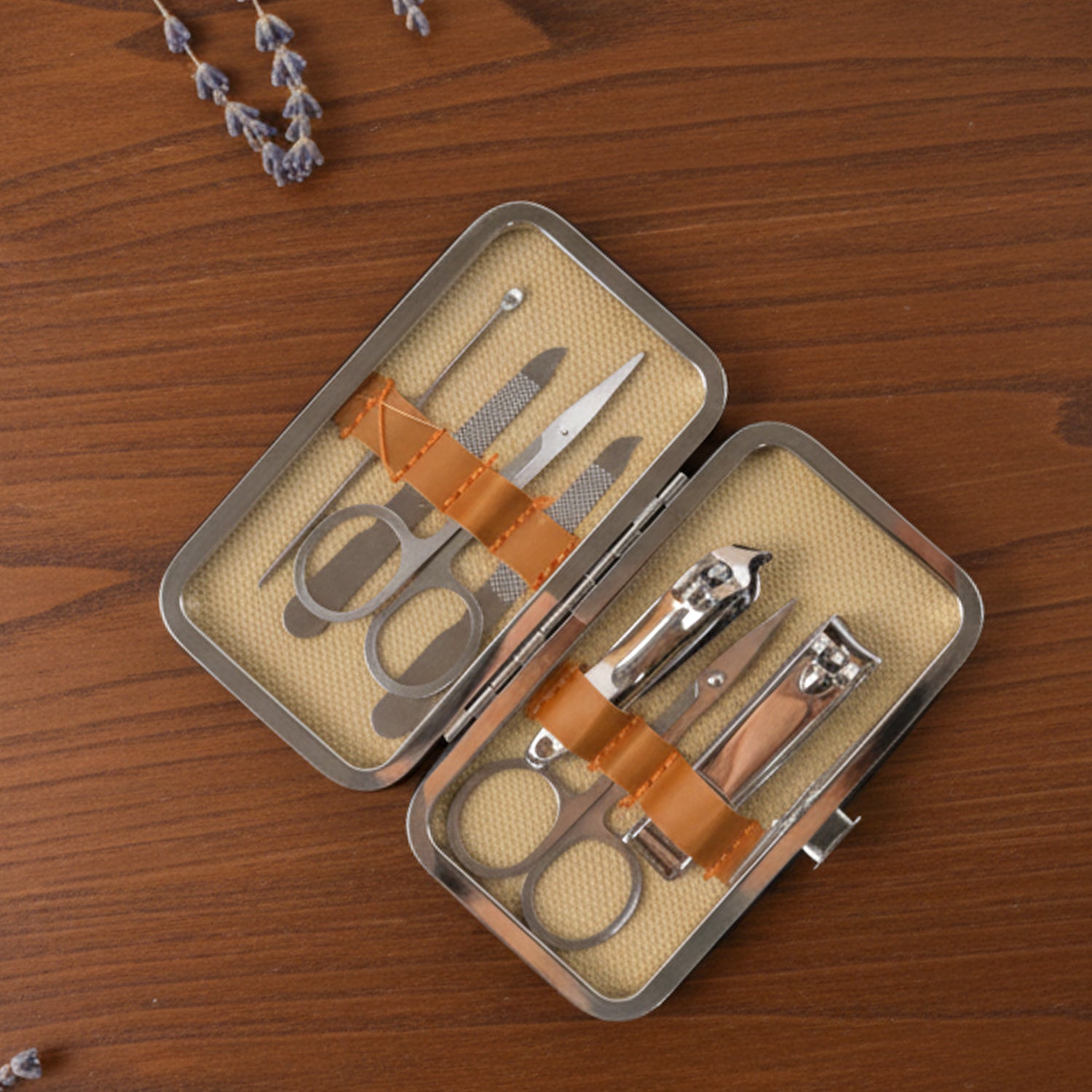 7 In 1 Professional Manicure Pedicure Nail Care Kit (1 Set)