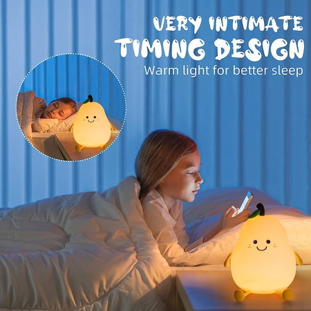 Pear Shape Silicone Night Lamp