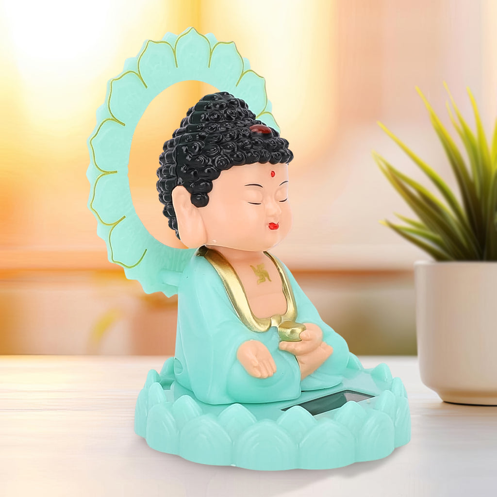 Moving Head Buddha Statue