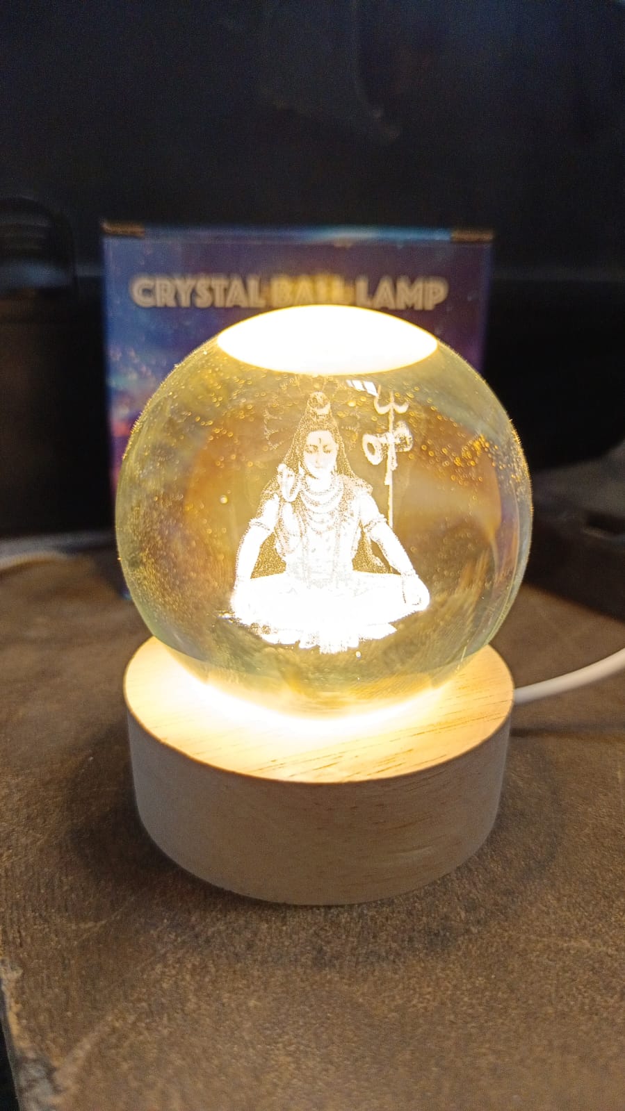 3d Crystal Ball Lamps For Bedroom 3d Lamps For Home Decoration 3d Crystal Ball Night Light Gifts For Women Gifts For Men Room Decor Items For Bedroom For Friend And Family(1 Pc)