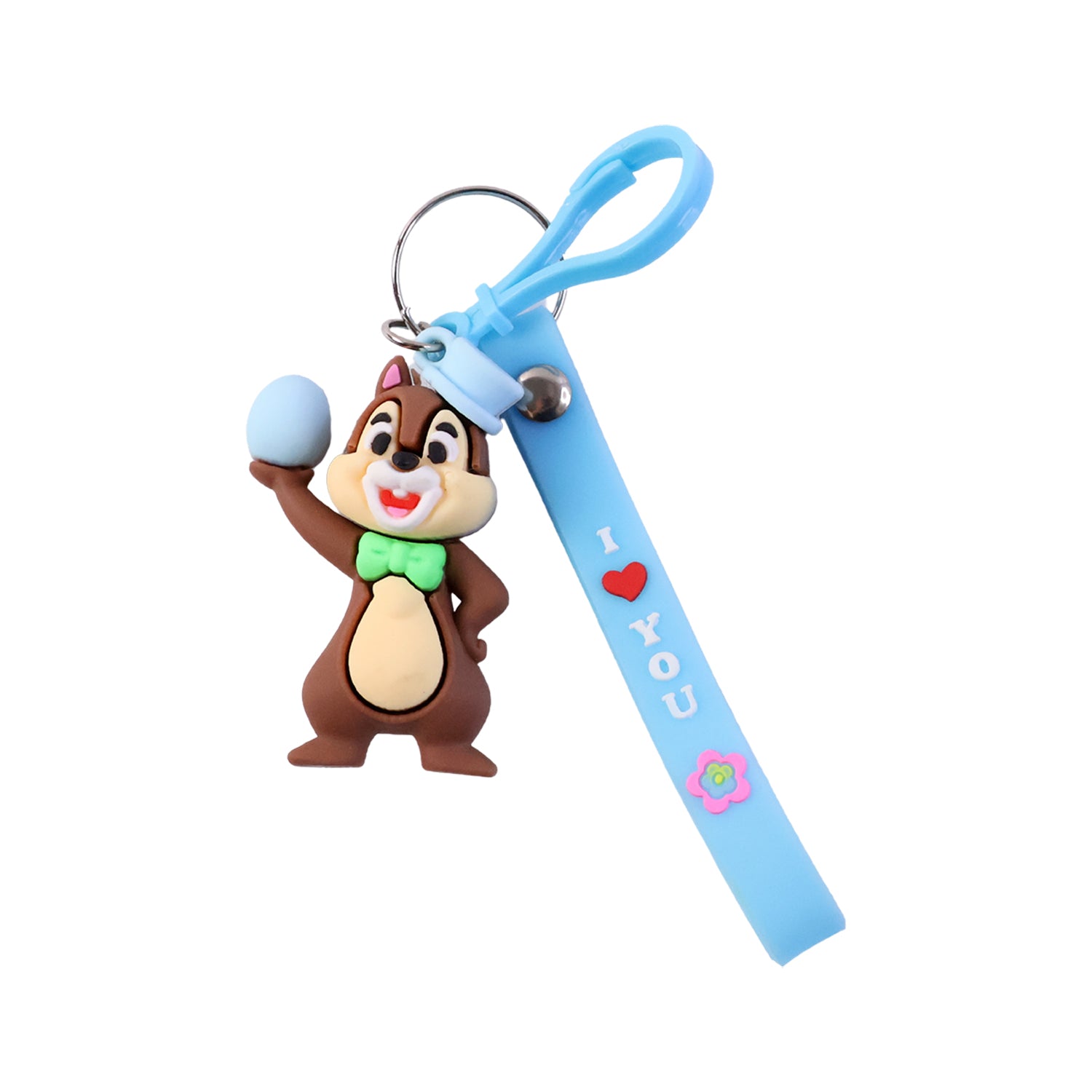 Cute Cartoon Squirrel Keychain (1 Pc)