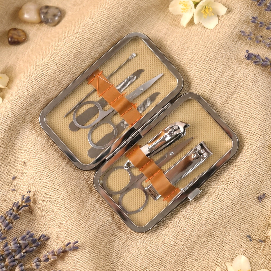 7 In 1 Professional Manicure Pedicure Nail Care Kit (1 Set)