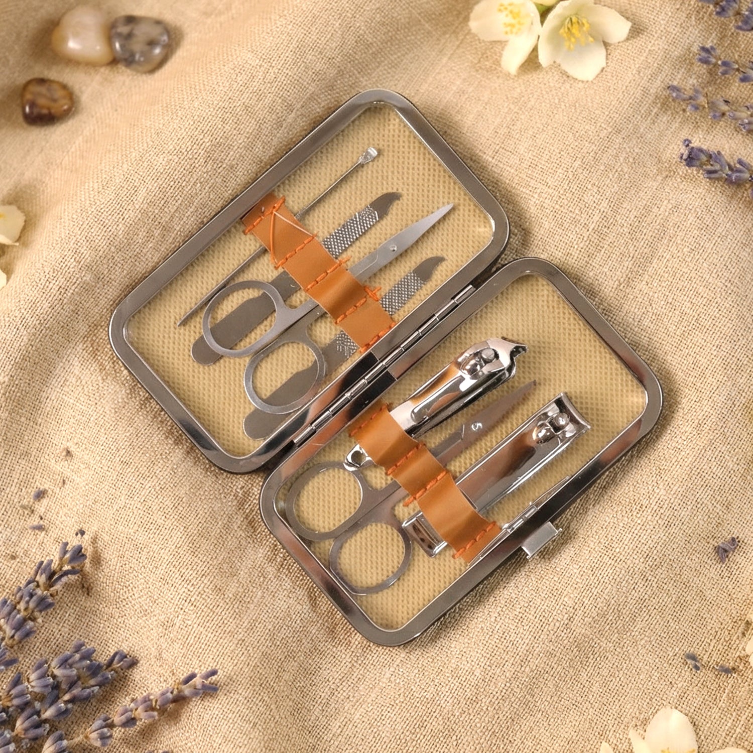 7 In 1 Professional Manicure Pedicure Nail Care Kit (1 Set)